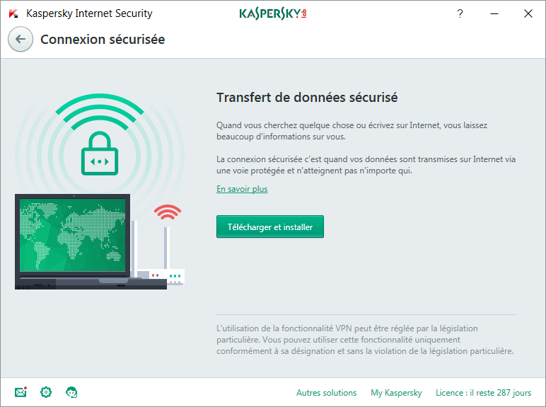 Kaspersky Total Security Secure Connection